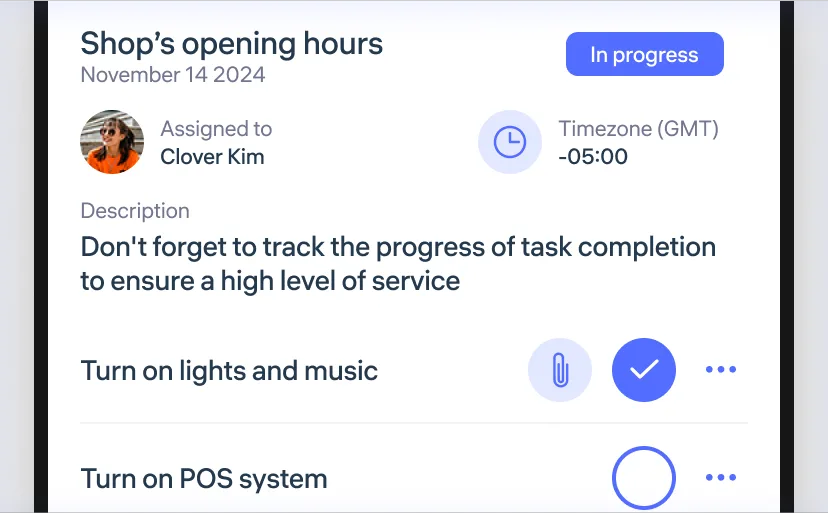 Task lists